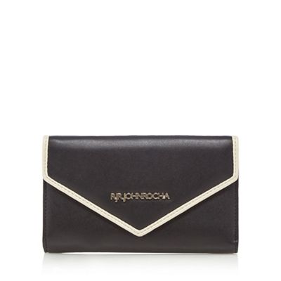 Black large flap over purse